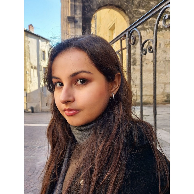 Traveller Clip-on Earrings - Silver coloured - Preciosa Crystals - Half hoop shaped - Platinum plated - 15x3 mm