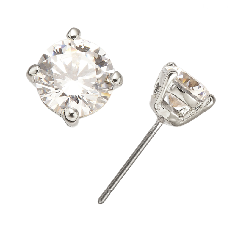 Grossé Ohrstecker - Aristocratic - Silberfarbe - Zirkonia - Platiniert - Ø 6 mm - GJ63210P 