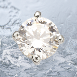 Grossé Oorstekers - Aristocratic - Zilverkleurig - Zirkonia - Geplatineerd - Ø 6 mm - GJ63210P 