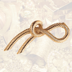 Grossé Broche - Tresor - Goudkleurig - Strik - Verguld - 54x23 mm - GJ30421