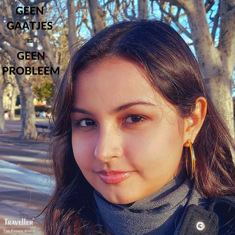 Traveller Clip Oorbellen - Oorringen - Goudkleurig - 50 mm - 22ct Verguld - 157500