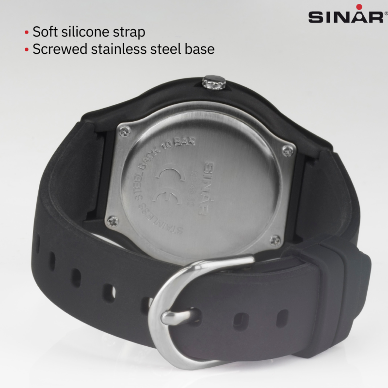 Sinar Watch - Analogue - Black / Gold - 36mm - Adjustable Strap 13-18,5cm