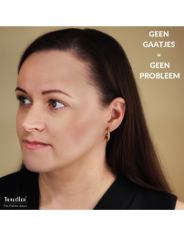 Traveller Clip Oorbellen - Oorringen - Verguld - Kristal - 20 x 4 mm - 157730