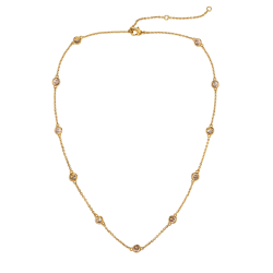 Traveller Collier - Vergoldet - Zirkonia - Ø 4 mm - 38-44 cm - 157758