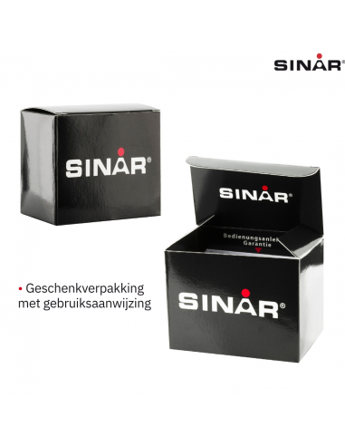 Sinar Horloge - Digitaal - Zwart / Grijs - 10 Bar Waterdicht - Ø 40 mm - Verstelbaar Bandje 14-19,5 cm