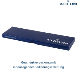 ATRIUM Watch - Men - Gold Plated - Black Leather Band - 5 Bar - Ø38 mm - Clear - Quartz - A48-20