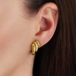 Traveller Ohrclips - 22kt Vergoldet - 17x10 mm - 157769