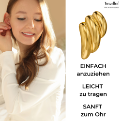 Traveller Ohrclips - 22kt Vergoldet - 17x10 mm - 157769