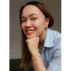 Grossé Bracelet - Blanc Camelia - Gold Plated - Pearls - 4 mm - Cream - Crystals - 15+5 cm