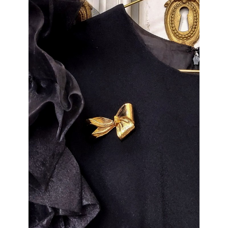 Grossé Brooch - Golden Age - Bow - Vintage - Gold Coloured - Gold Plated - GJ30189
