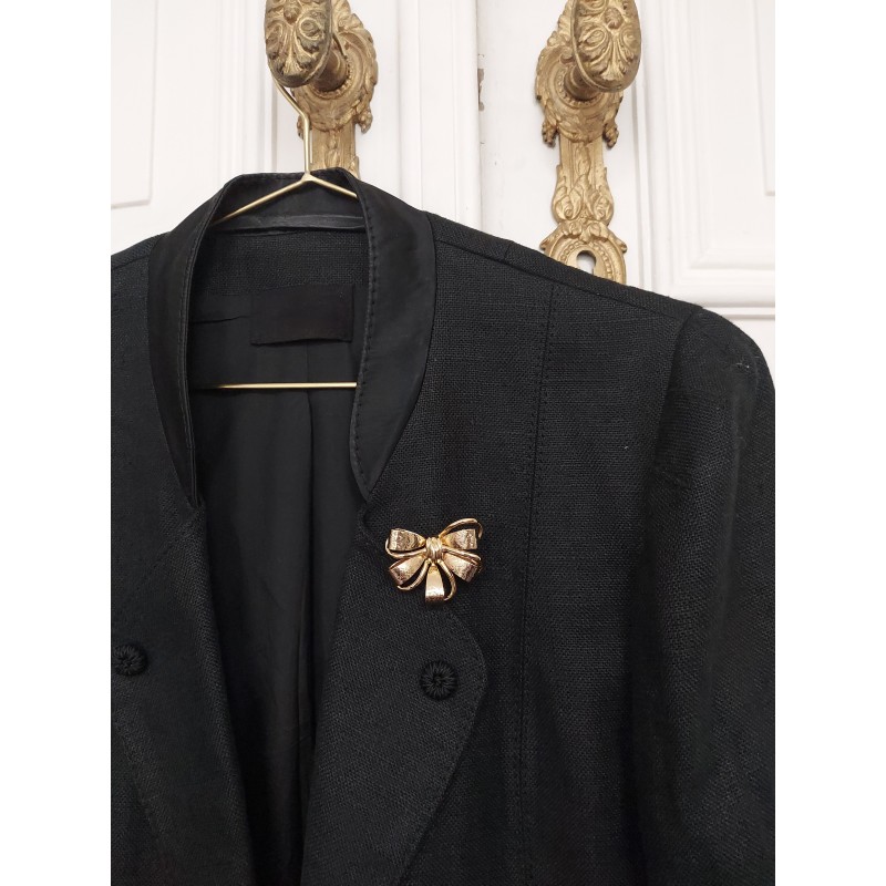 Grossé Broche Dames - Jahrenstag / Jubileum - Goudkleurig - Strik - Verguld - 35 x 42 mm - GJ30144