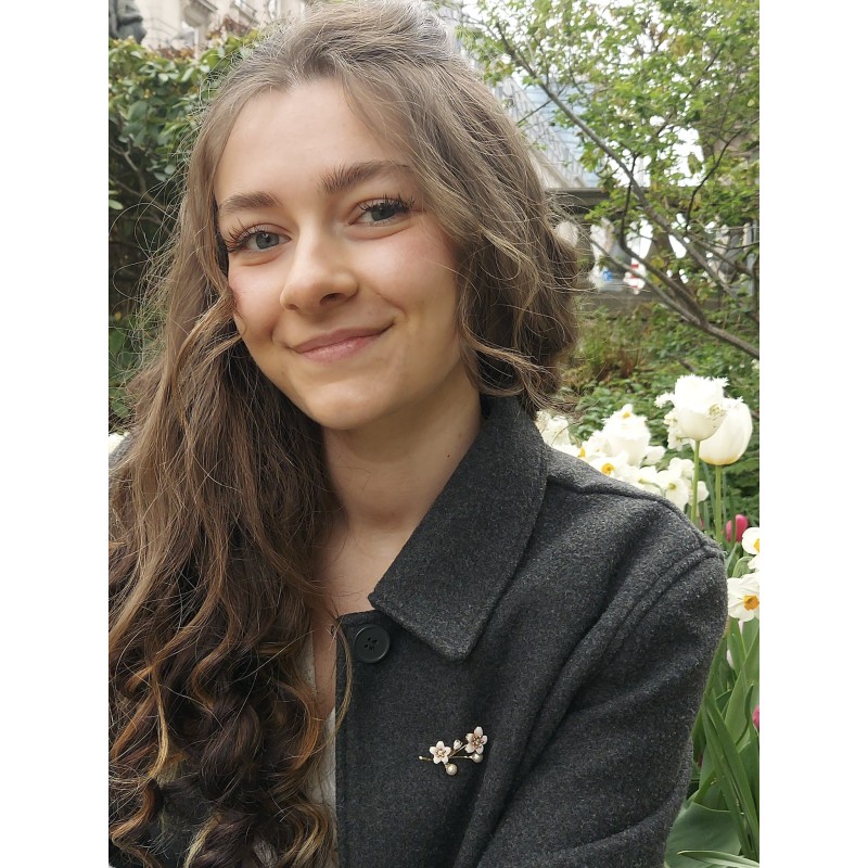 Grossé Broche Dames - Sakura - Goudkleurig - Kersenbloesem - Parel - Wit - Zirkonia - Verguld - Emaillen Bladeren