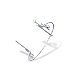 Grossé Bangle - Starlight - Zilverkeurig - Zirconia - Geplatineerd - 48x57 mm - Maat S