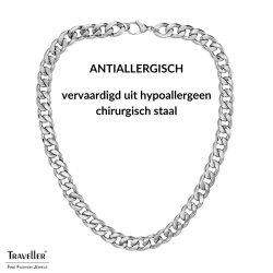 Traveller Dames Ketting - Edelstaal - 50cm