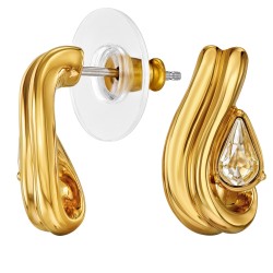 Traveller Oorstekers - Verguld - Kristal - 6x3,6mm - Druppelvormig - 17x9mm - 157842