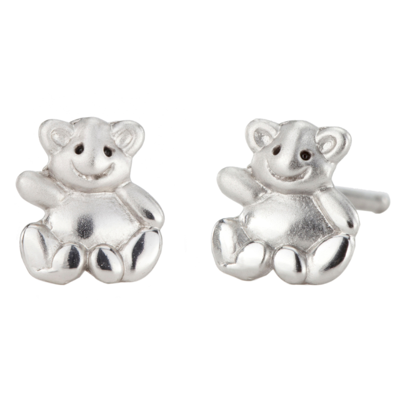 Traveller Earrings - Girls / Boys - Bear Lous - Sterling Silver 925 - 545237