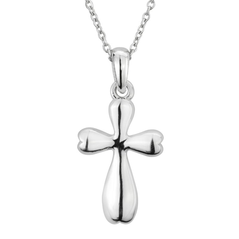Traveller Anhänger mit Kette - Mädchen / Junge / Damen - Kreuz - Sterling Silber 925 - Kristallen - 545256
