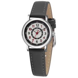 ATRIUM Childrens Watch - Boys / Girls - Black - analogue - 5 bar - Learning Dial - A31-107