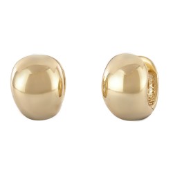 Traveller Hoop Earrings - 22ct Gold Plated - Ø 16mm - Width 12 mm - 145051
