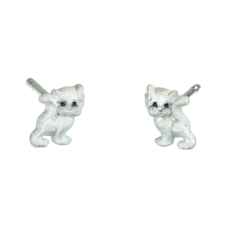 Traveller Earrings - Cat Maew - Children - Sterling Silver - 545238