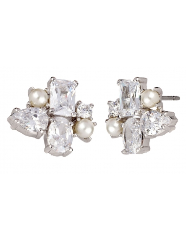 Osira Pierced Earrings Sparkling Mess with Cubic Zircon - L60529R