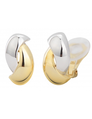 Traveller Clip Earrings 2-tone (2-tone) - 155427