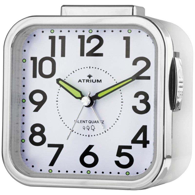 ATRIUM Wecker - Senioren - Analog - Weiss - Klar - Einfache Bedienung - A530-0