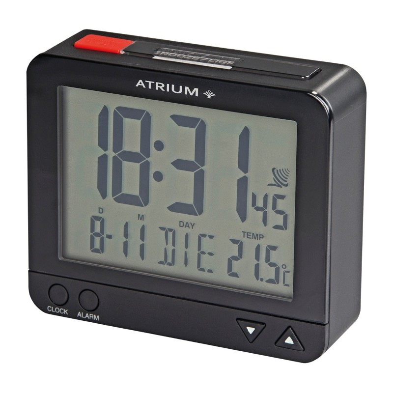 ATRIUM Funkwecker Digital Schwarz - A760-7