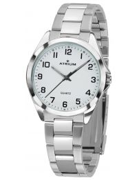 ATRIUM Damen Armbanduhr Edelstahl Silberfarben