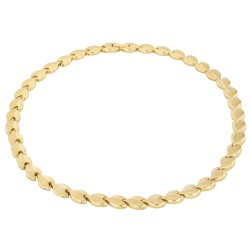 Traveller Collier - Edelstahl - vergoldet - 45cm - 180516