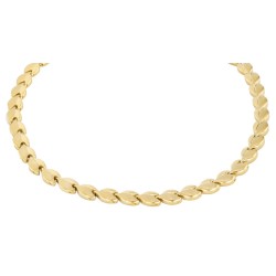 Traveller Collier - Edelstahl - vergoldet - 45cm - 180516