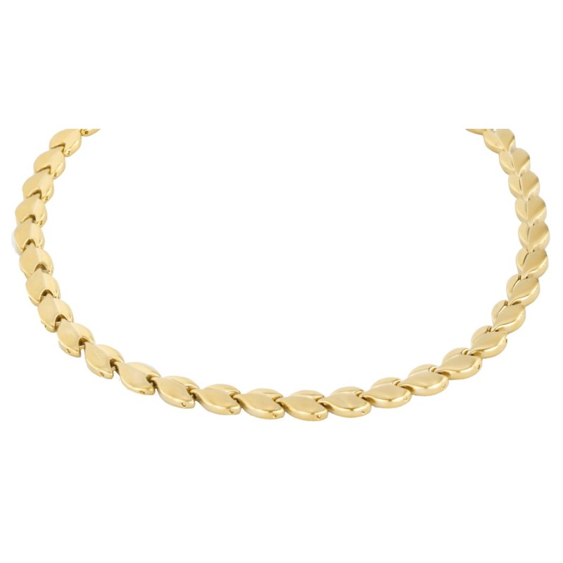 Traveller Necklace - Stainless steel - Gold plated - 45cm - 180516