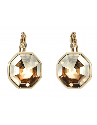 Traveller drop earring - Hexagon - 22ct gold plated - 156960