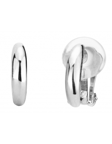 Traveller Clip Earrings Hoop-shape Platinum plated - 156795