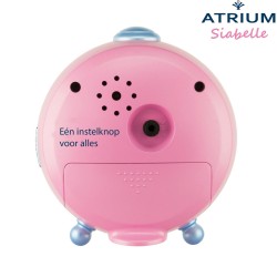 ATRIUM Paarden Wekker voor Kinderen - Roze paarden wekker meisjes - Stil zonder Tikgeluid - Snooze & Alarm
