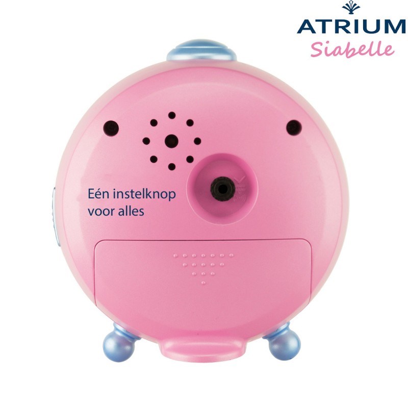 ATRIUM Paarden Wekker voor Kinderen - Roze paarden wekker meisjes - Stil zonder Tikgeluid - Snooze & Alarm
