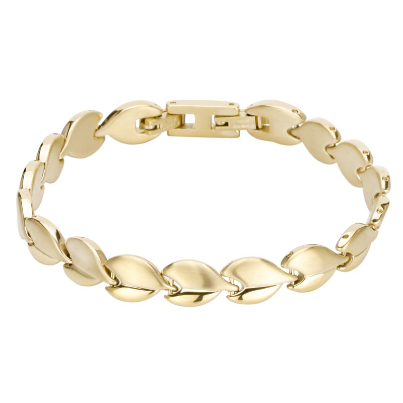 Traveller Armband - Edelstahl - vergoldet - 19cm - 180517