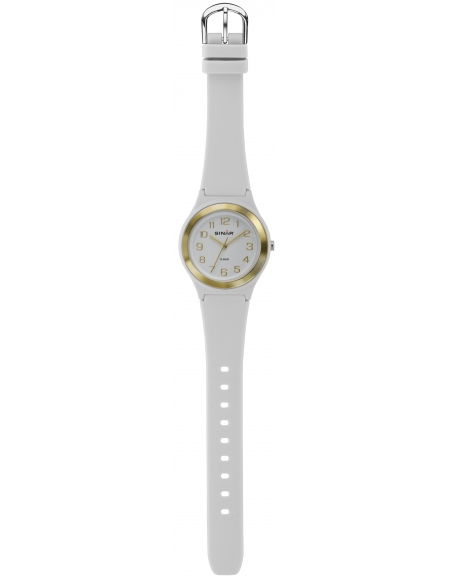 Sinar Armbanduhr Analog Weiss Gold - XB-48-0