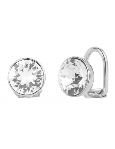 Traveller clip earring - platinum plated - Preciosa Crystal - 155991