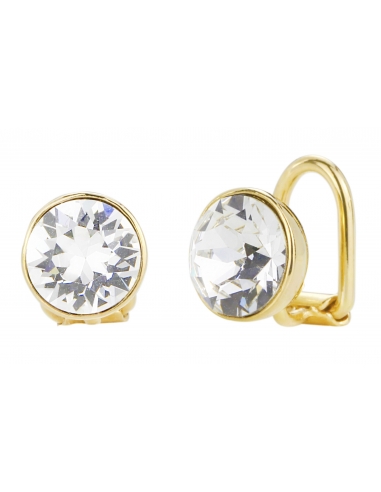 Traveller clip earring - gold plated - Preciosa Crystal - 155990