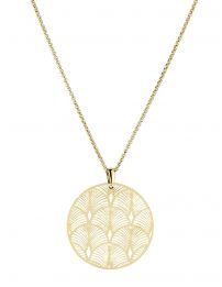 Traveller Dames Hanger met Ketting - Edelstaal verguld - 50+10cm