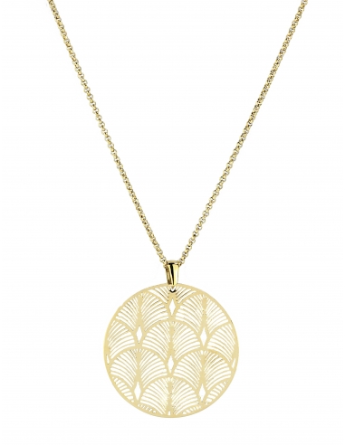 Traveller Dames Hanger met Ketting - Edelstaal verguld - 50+10cm