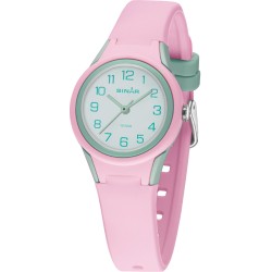 Sinar Watch - Analogue - Pink / Mint - 29mm - 10 Bar - Adjustable Strap 12-17,5cm - XB-47-9