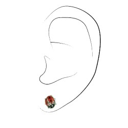 Traveller Earrings - Ladybird Marieta - Children - Sterling Silver