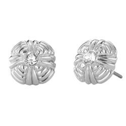 Traveller Ohrstecker Kristalle platiniert - 157358