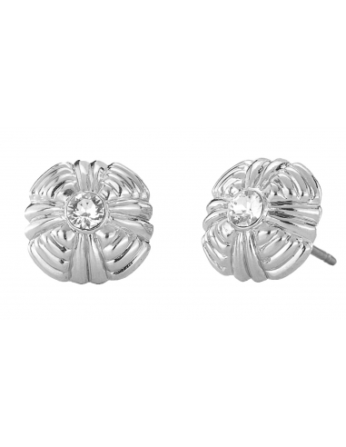 Traveller Stud Earrings Crystals from Preciosa Platinum Plated – 157358