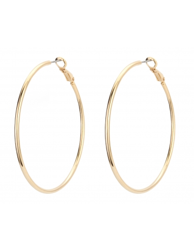 Osira Hoop Earrings - 22 Carat Gold-Plated - 40 mm - 157128/L