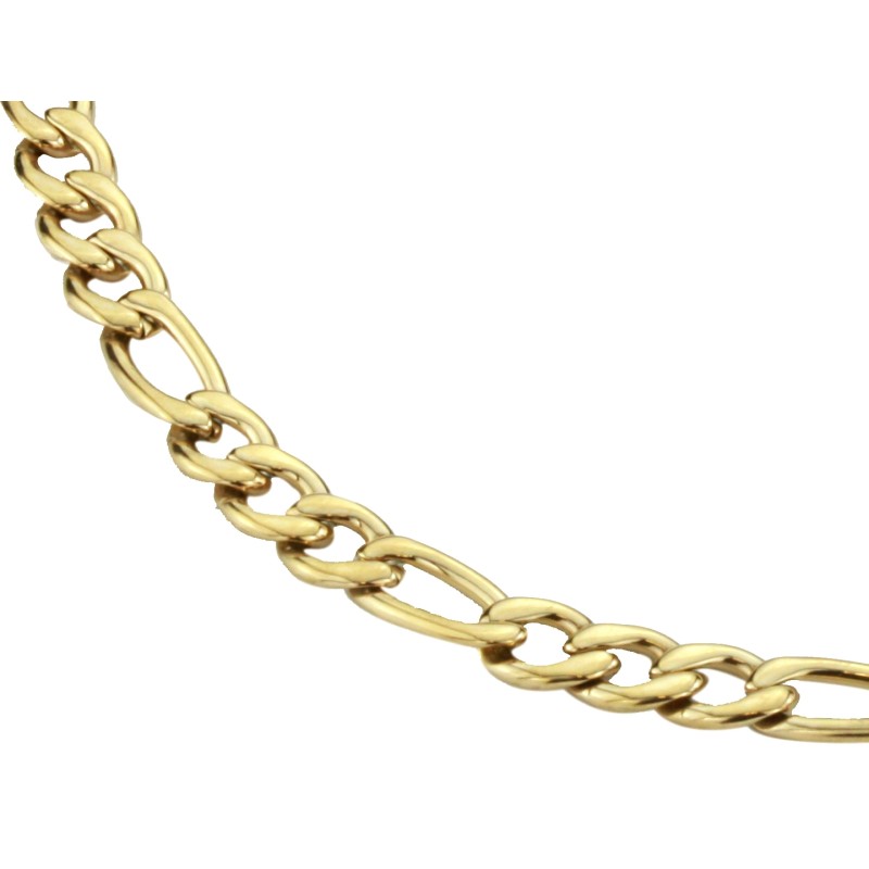 Traveller Collier - Edelstahl - Vergoldet - 45 cm - 181030