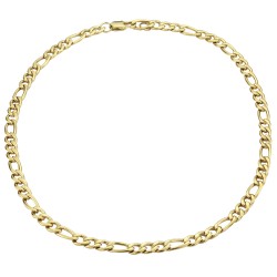 Traveller Dames Ketting - Edelstaal - Verguld - 45 cm