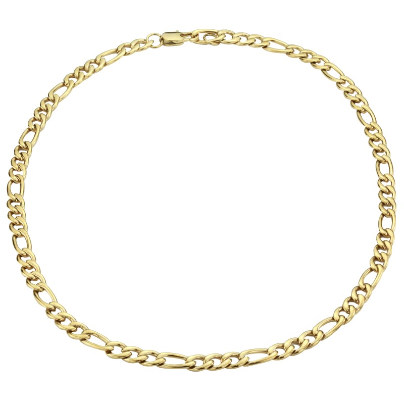 Traveller Necklace - Stainless steel - Goldplated - 55cm - 181031